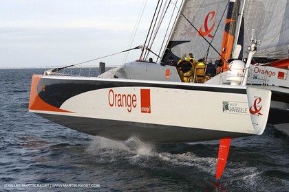La Trinité   Mer - Orange II - 1st sea trials