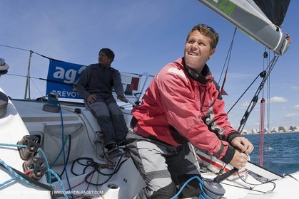 27 03 08- La Grande Motte- (FRA,34) Transat AG2R 2008- Jean-Paul Mouren- Laurent Pellecuer