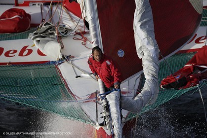 11 10 2006 -Lorient (FRA) -  Multis Orma - Entraînements Sodebo (Thomas Coville) Route du Rhum 2006