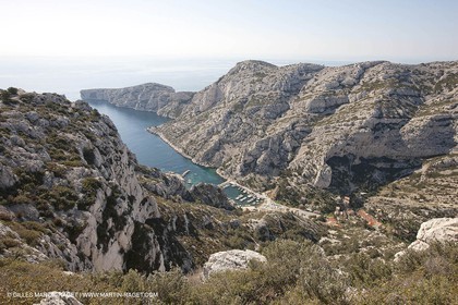 11 03 2009 - Marseille (FRA, 13) - les Calanques - Calanque de Morgiou vue depuis le bélvédère du Crêt St Michel