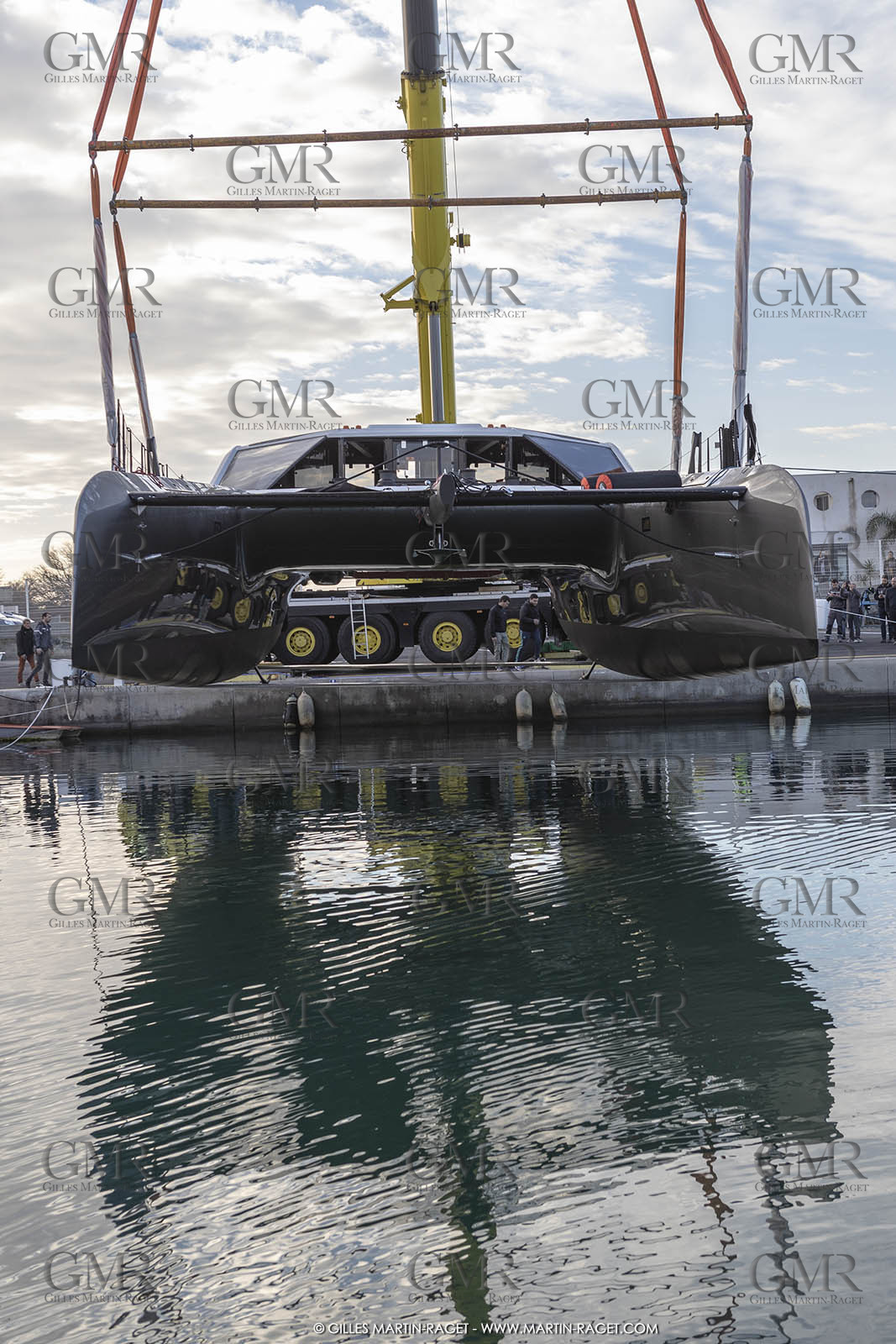 17 01 2018, La Grande Motte (FRA), Gunboat 68  1 launch