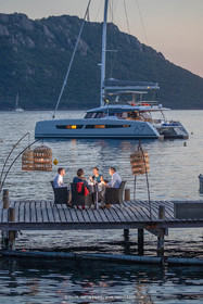 30 08 2018, Porto Vecchio (FRA, South Corsica) Chantier Fountaine-Pajot, Alegria 67