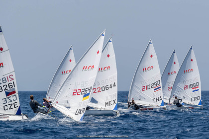 09 07 2023, Marseille (FRA), Paris 2024 Sailing Test Event, Race Day 1, ILCA 7