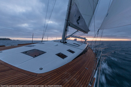 27 08 2016, Camaret-sur-mer (FRA,29), Chantier Bénéteau, Sense 57