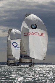02 08 2010 - Cowes (UK, IOW) 1851 Cup -  BMW ORACLE Racing - Training Day