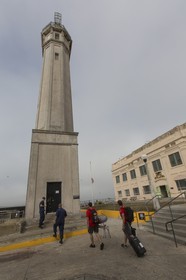 02 07 2013 - San Francisco (USA,CA) - 34th America's Cup - Setting up the LiveLine Media on Alcatraz