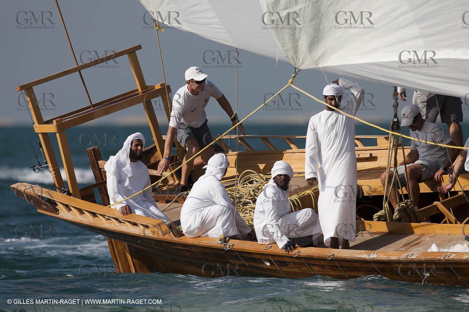 20 11 2010 - Dubai (UAE) - Dubai Louis Vuitton Trophy - Traditionnal dhow races for competing teams