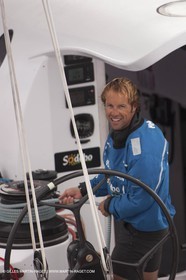 12 09 2012 - Marseille (FRA,13) - Trimaran Sodebo - Thomas Coville - Trans Mediterranée record attempt.