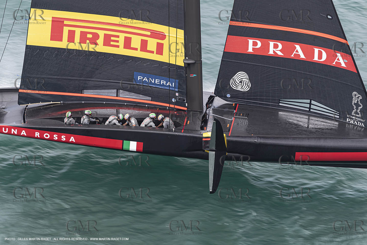 10 12 2020 - Auckland (NZL) - 36th America's Cup - Practice Sessions - Day 2 -Luna Rossa Prada Pirelli Team