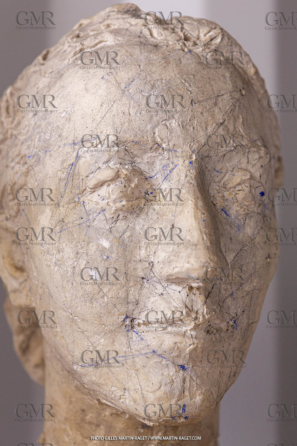 Oeuvre de Germaine Richier, plâtre Buste Lucette