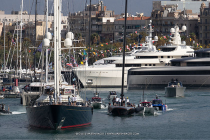 13 10 2024, Barcelona (ESP), Louis Vuitton 37th America's Cup, Final Match, Race Day 2