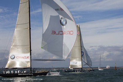 03 08 2010 - Cowes (UK, IOW) - The 1851 Cup -  BMW ORACLE Racing - Day 1
