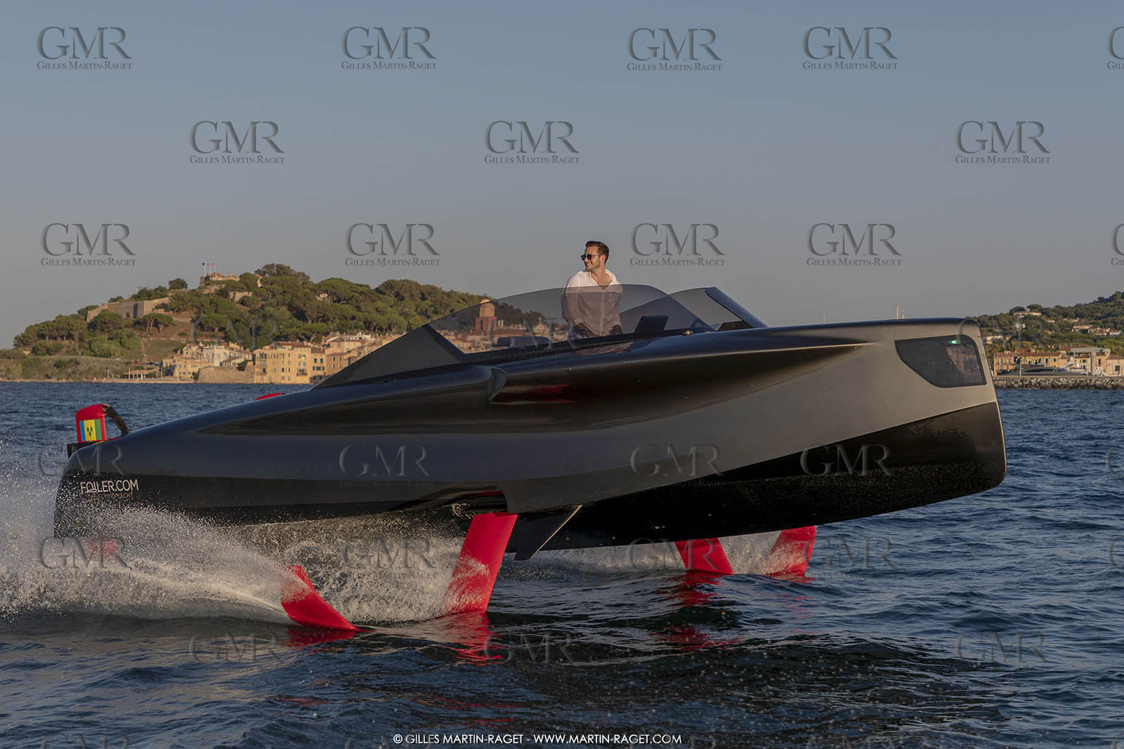 09 08 2018, Saint-Tropez (FRA,83), Foiler, the Flying Yacht by Enata