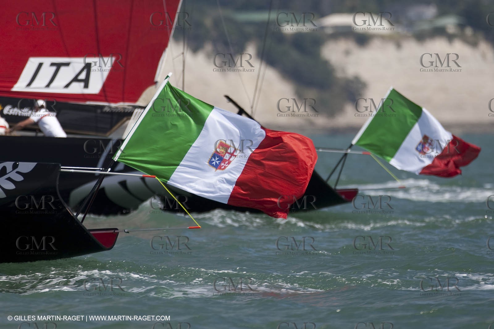 08 02 2009 - Auckland (NZL) -  Louis Vuitton Pacific Series -  Racing Day 8 - Round Robin 2