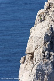 18 04 2009 - Marseille (FRA, 13) - Les Calanques - Arrête Est du rocher des Goudes