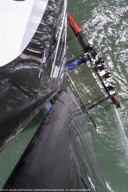 21 07 2015, Portsmouth (GBR), 35th America's Cup, Louis Vuitton America's Cup World Series Portsmouth 2015, Training Day 2, ORACLE TEAM USA
