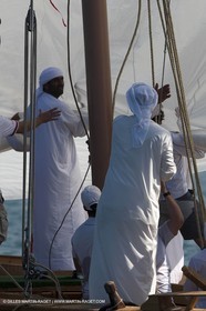 20 11 2010 - Dubai (UAE) - Dubai Louis Vuitton Trophy - Courses de boutres traditionnels pour les équipes engagées