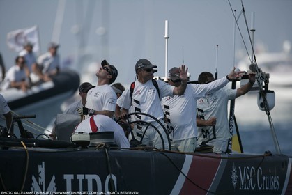 30 06 2007-Valencia (Spain)- 32nd America's Cup - Final Match - Day 6 - Alinghi vs Emirates Team New Zealand