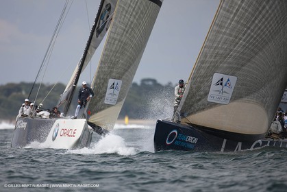 02 08 2010 - Cowes (UK, IOW) - The 1851 Cup -  BMW ORACLE Racing - Training Day.