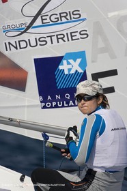 22 04 2007 - 2007 Semaine Olympique Française - Hyères (South of France) - Day 1 - Team France - Laser Radial - De Turckheim Sophie