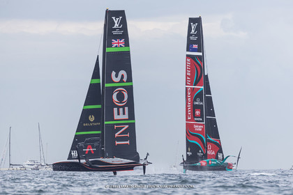 12:10 2024, Barcelona (ESP), Louis Vuitton 37th America's Cup, Final Match, Race Day 1, Race 2
