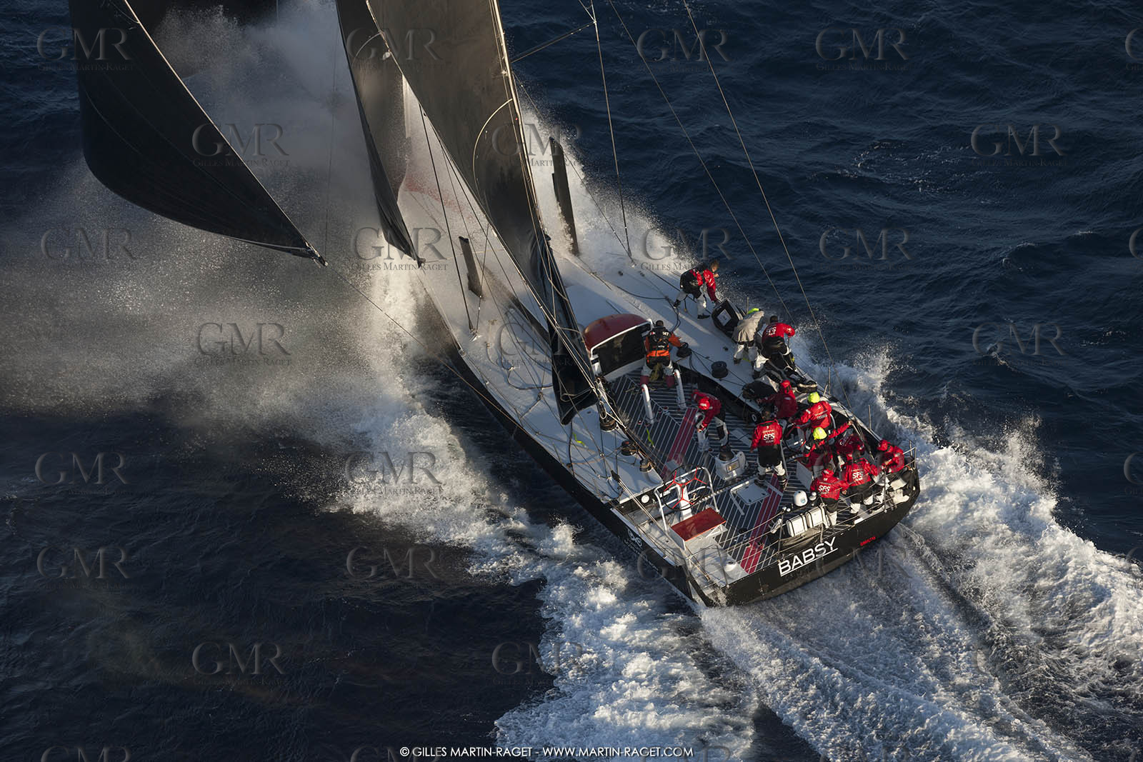 09 10 2017, Calvi (FRA,20), VOR 70 Babsy, Tentative de record autour de la Corse à la voile, skipper Franck Cammas