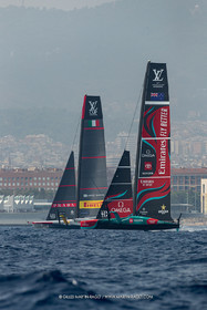 22 08 2024, Barcelona (ESP), Louis Vuitton 37th America's Cup, Louis Vuitton Preliminary Regatta, Race Day 1