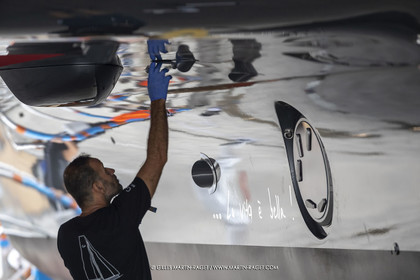 21 07 2020, La Grande Motte (FRA), Gunboat, Gunboat 68 SeaTilt out of the shed