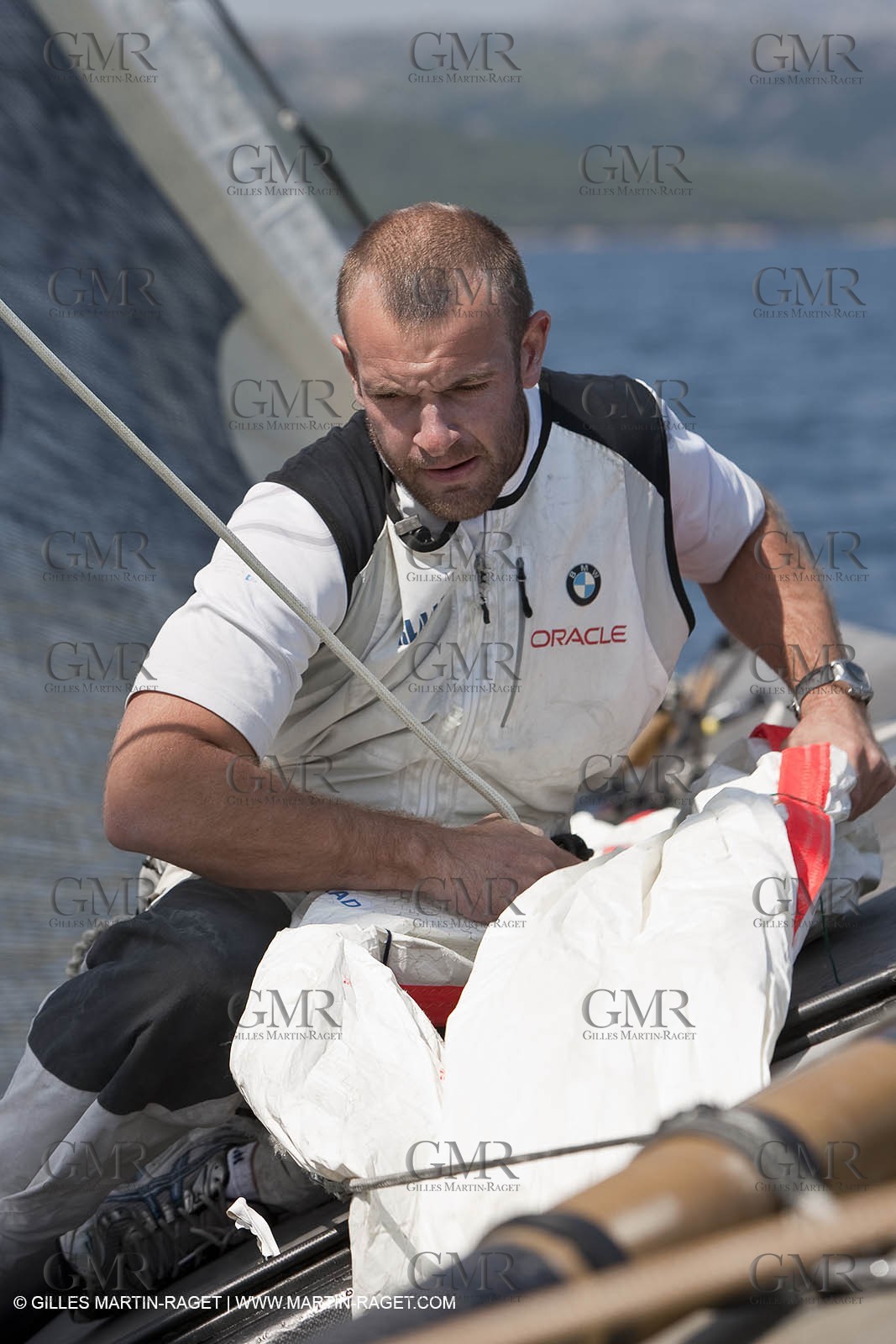 19 05 2010 - La Maddalena (ITA, Sardinia) Louis Vuitton Trophy - BMW ORACLE Racing - Training