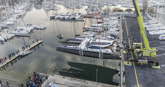 17 01 2018, La Grande Motte (FRA), Gunboat 68  1 launch