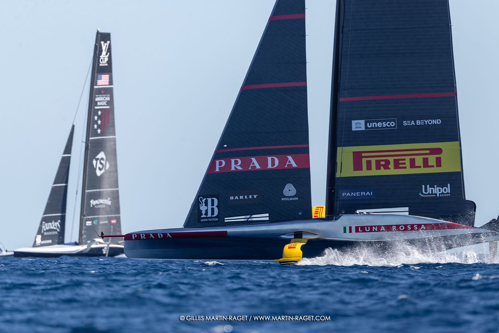 16 09 2024, Barcelona (ESP), 37th America's Cup, Louis Vuitton Cup Semi-final, Race Day 2