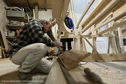 18 01 2012 - Marseille (FRA,13) - Construction d'Alcyon au chantier Carènes