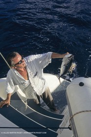 Sailing, cruising, people, only one man