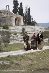 18 02 2007 - Saint Rémy de Provence - Reine d'Arles dans les Alpilles - chapelle Sainte Sixte