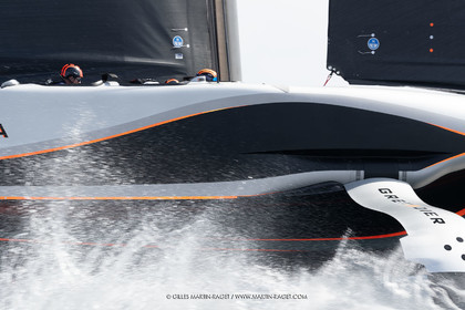 13 10 2024, Barcelona (ESP), Louis Vuitton 37th America's Cup, Final Match, Race Day 2, race 3