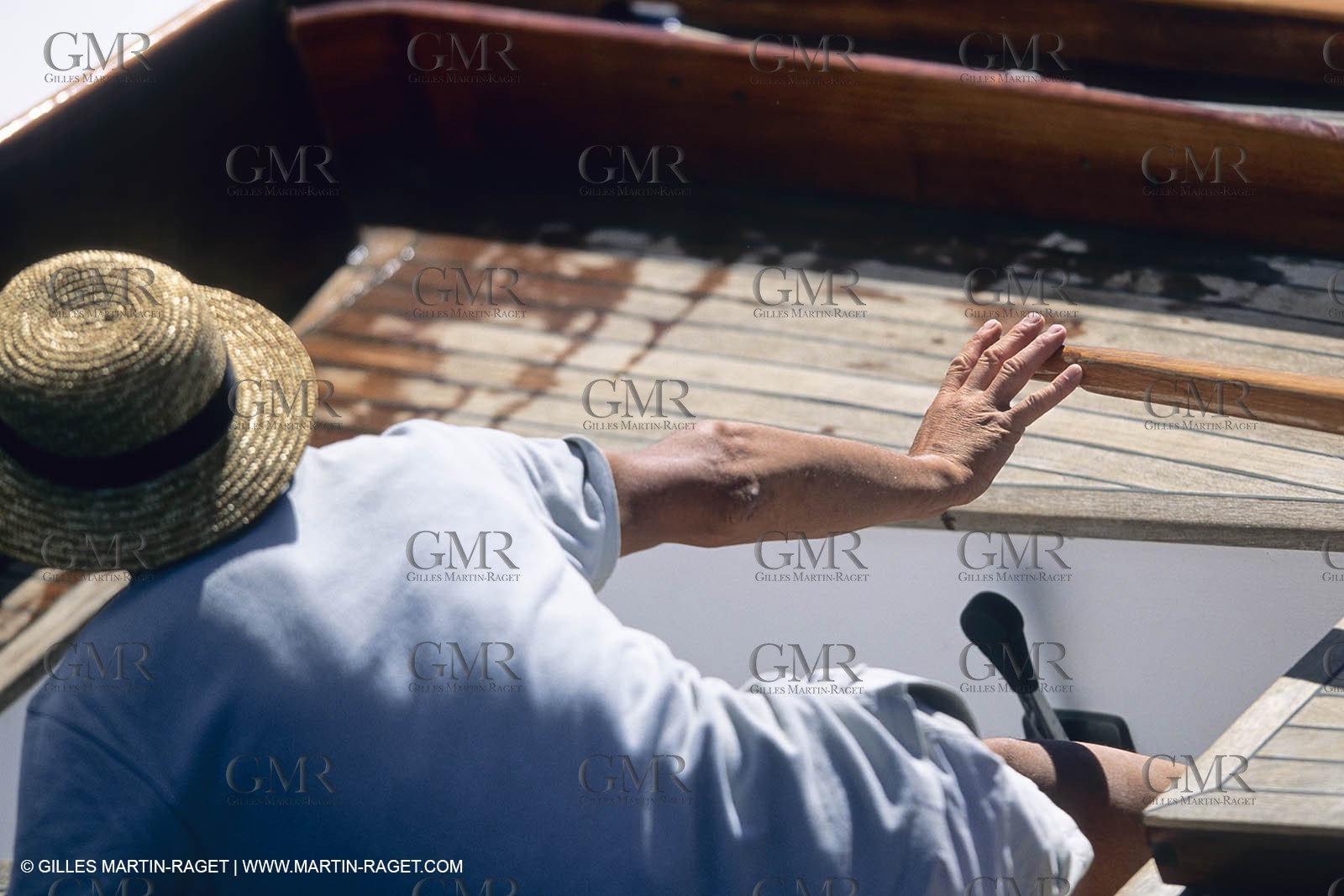 Sailing, cruising, people, only one man