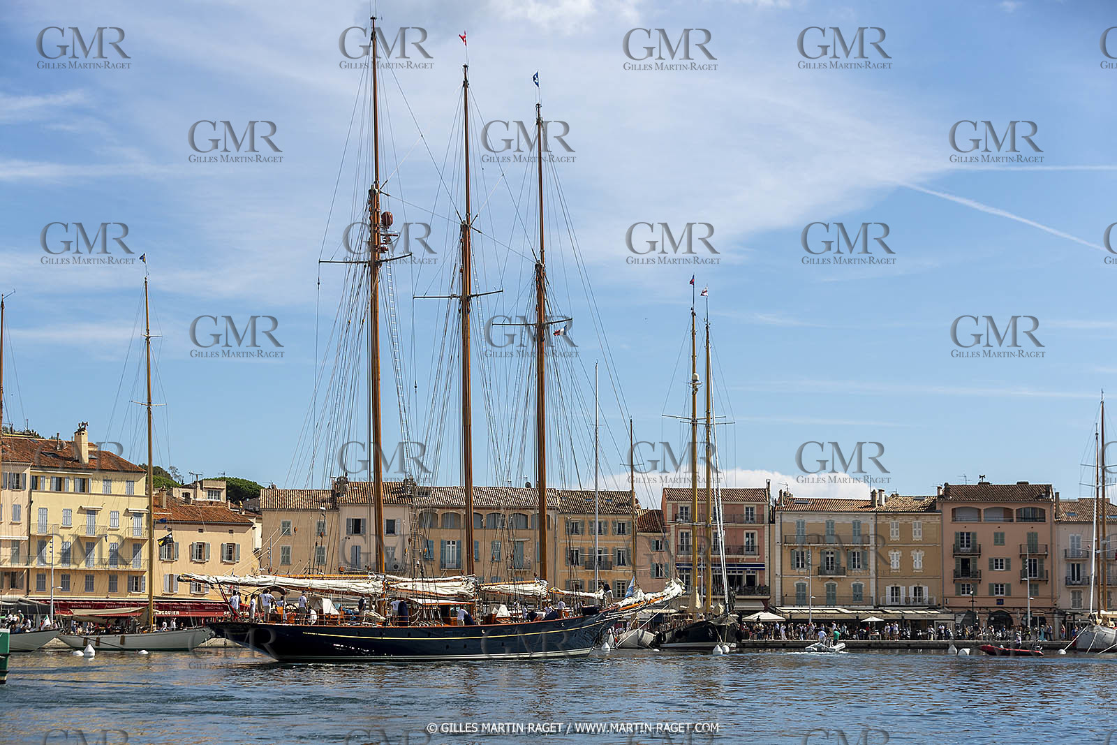 25 09 2022, Saint-Tropez (FRA, 83), Les Voiles de Saint-Tropez 2022, Arrivée des bateaux et de la Coupe d'Automne du Yacht Club de France