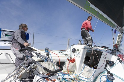 27 03 08- La Grande Motte- (FRA,34) Transat AG2R 2008- Jean-Paul Mouren- Laurent Pellecuer
