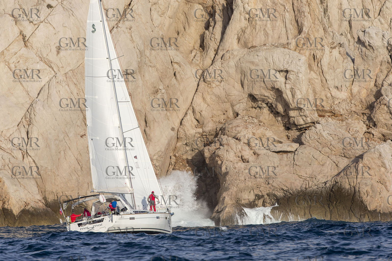 08 01 2016, Marseille (FRA, 13), Cruising in winter in the Calanques