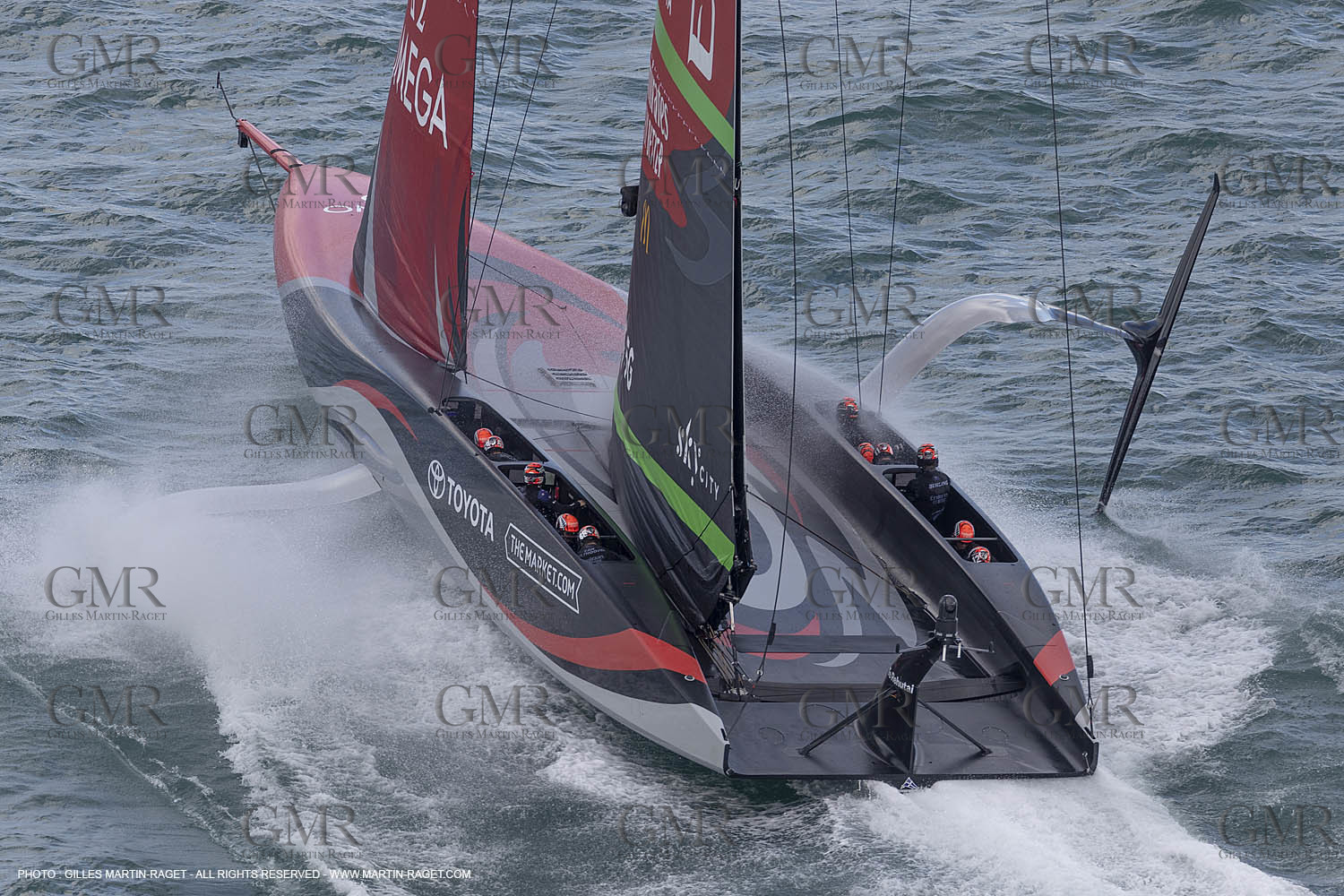 10 12 2020 - Auckland (NZL) - 36th America's Cup - Practice Sessions - Day 2 - Emirates Team New Zealand