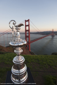 04 01 2011 - San Francisco (USA, CA) - 34th America's Cup - The America's Cup in San Francisco - Golden Gate Bridge