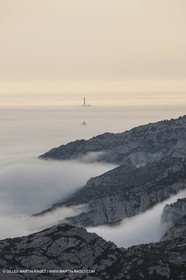 18 07 2012 -Marseille (FRA ) - The Calanques - Unusual foggy conditions