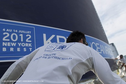 05 07 2012 - New York (USA) - Ocean Krys Race - Speed runs in fornt of NY city