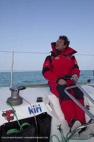 13 03 2010 -  La Grande Motte   Port Camargue (FRA) - Groupe Bel - Kito de Pavant   Sebastien Audigane training for Transat AG2R