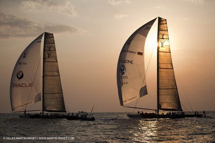 14 11 2010 - Dubai (UAE) - Dubai Louis Vuitton Trophy -  BMW ORACLE Racing - Race Day 1 - Vs All 4 one