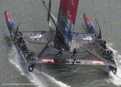 07 07 2013 - San Francisco (USA,CA) - 34th America's Cup - Louis Vuitton Cup - Round Robin - Race One - Emirates Team New Zealand Vs Luna Rossa (Luna Rossa forfeit)