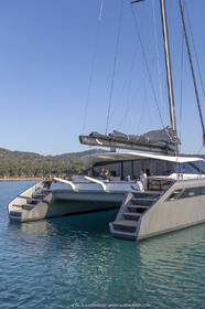 16 02 2019, Porquerolles (FRA,83), Gunboat 68 sail testing  3