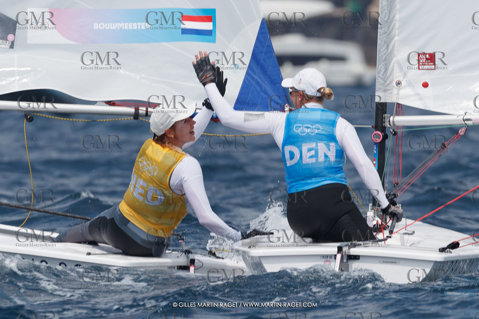 07 08 2024, Marseille (FRA), Paris 2024 Olympic Games, Sailing, Race Day 10, ILCA Medals races