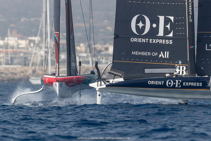 15 09 2023, Vilanova i La Geltru (ESP), 37th America's Cup, Preliminary Regatta N° 1, Race Day 3