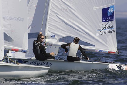 13-05-07 - ISAF SAILING WORLD CHAMPIONSHIPS - CASCAIS 2007  - 470 Women Medal race - FRANCE - Ingrid Petitjean Nadège Douroux